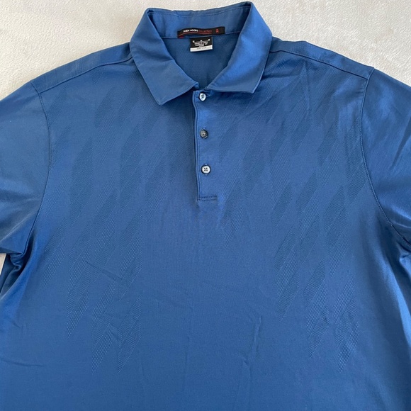 Nike Dri-Fit Tiger Woods Collection Mens Golf Polo Shirts Lot 2 Size M Red Blue - Picture 11 of 16